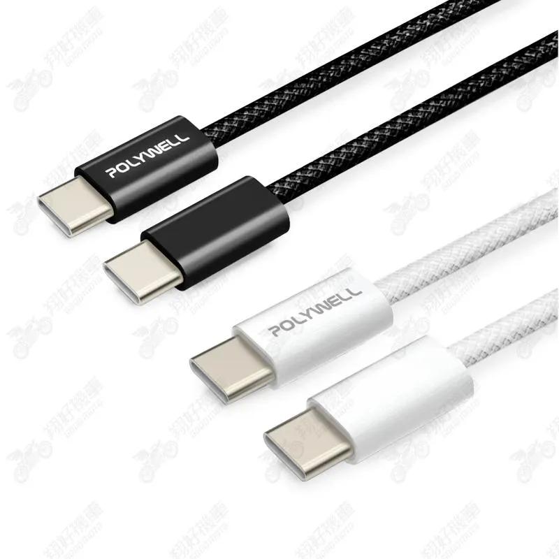 【翔好機車】POLYWELL 編織充電線 pd 快充線 蘋果充電線 安卓充電線 type c 充電線 typec