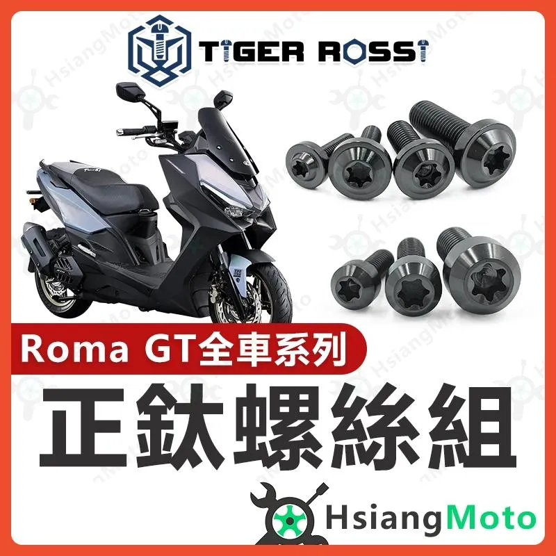 【翔好機車】Roma GT 全車螺絲 羅馬GT 黑色 鈦螺絲 鈦合金螺絲 鐵板牙 車殼螺絲 鐵板牙螺絲 RomaGT改裝