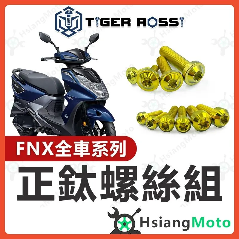 【翔好機車】FNX 全車螺絲 金色 FNX125 鈦螺絲 鈦合金螺絲 車殼螺絲 鐵板牙螺絲 空濾螺絲 fnx 改裝