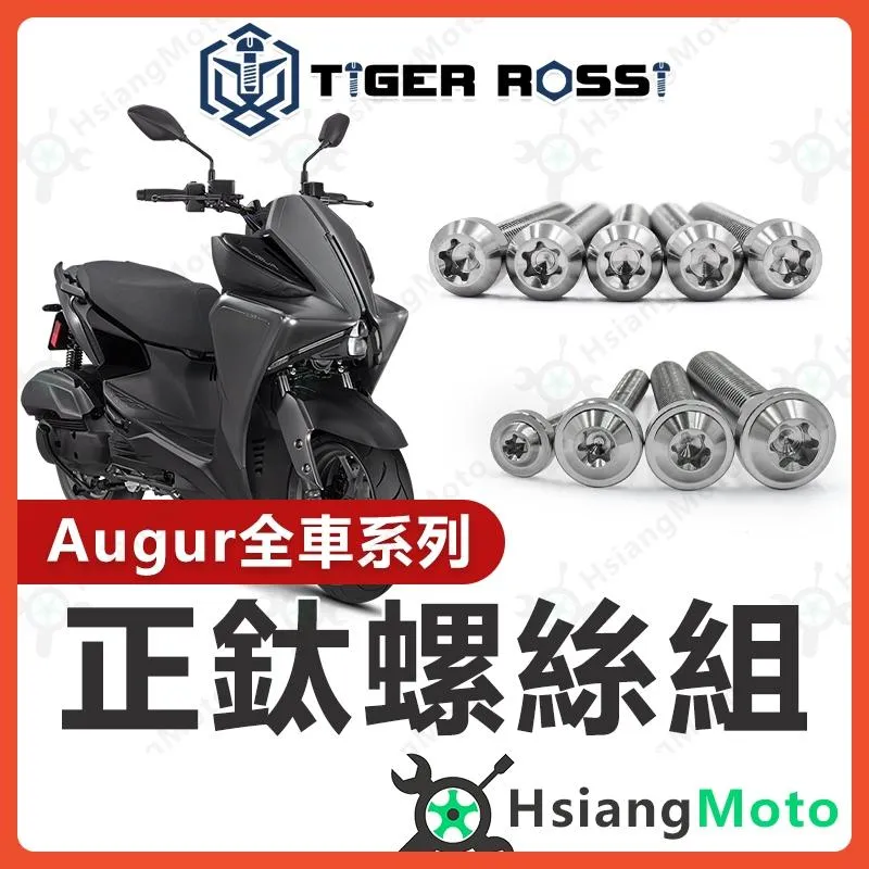 【翔好機車】Augur 螺絲 鈦螺絲 銀色 碟盤螺絲 空濾外蓋螺絲 鐵板牙 車殼螺絲 Augur 全車螺絲