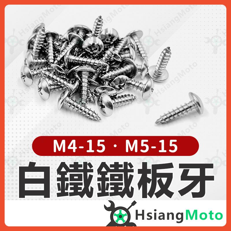 【翔好機車】鐵板牙 白鐵鐵板牙 M5鐵板牙 M4鐵板牙 白鐵螺絲 車殼螺絲 不銹鋼螺絲 大扁頭螺絲 DRG 勁戰