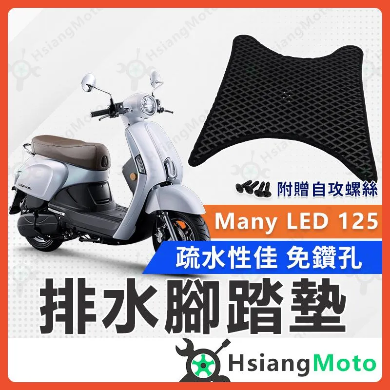 【翔好機車】Many LED 腳踏墊 MANY 110 MANY125 NEW many 機車腳踏墊 光陽