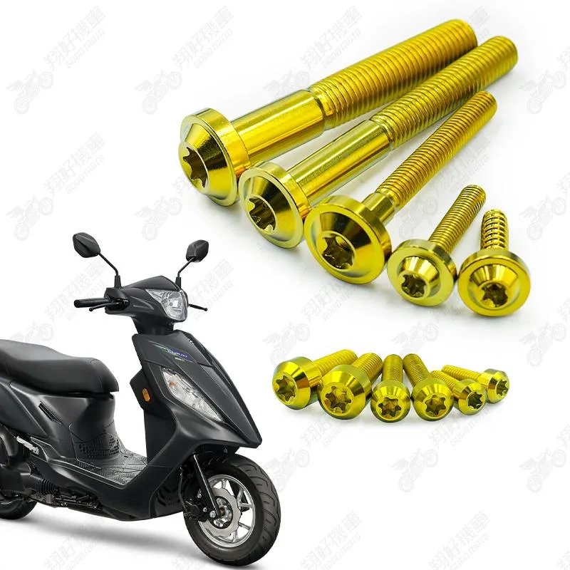 【翔好機車】26年 迪爵125 全車螺絲 瘦迪爵 鈦螺絲 新迪爵 金色 鈦合金螺絲 鐵板牙 車殼螺絲 鐵板牙螺絲 空濾