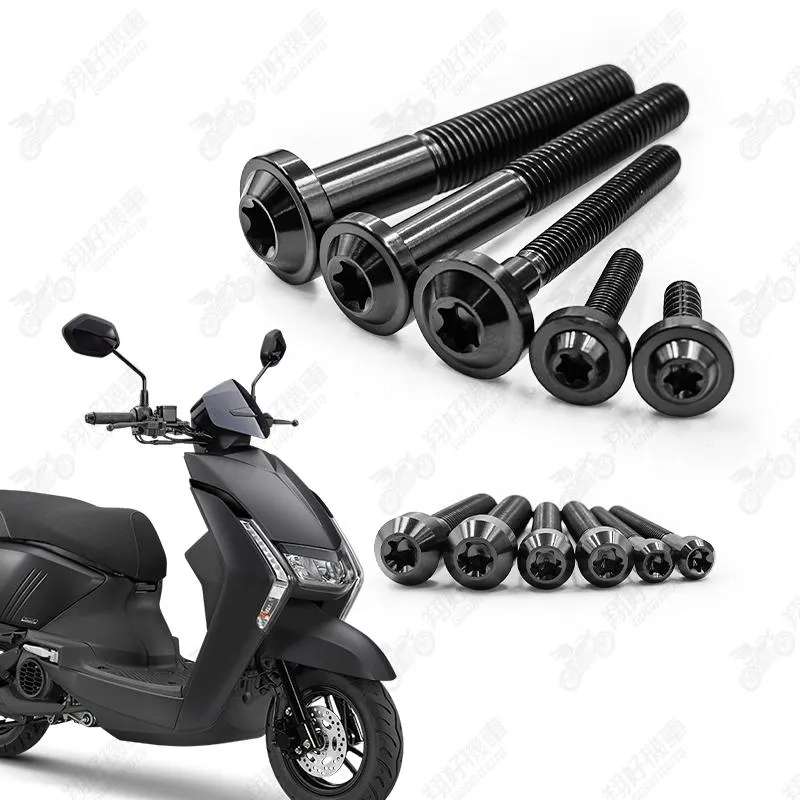 【翔好機車】LIMI125 鈦螺絲 LIMI 125 全車螺絲 黑色 鈦合金螺絲 碟盤螺絲 空濾螺絲 鐵板牙 車殼螺絲