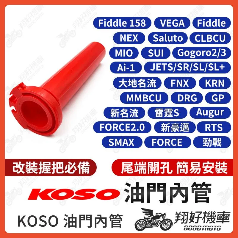 【翔好機車】KOSO 油門內管 加油管 加油內管 油門管 DRG 勁戰六代 JETSL RTS165 勁戰七代 SUI