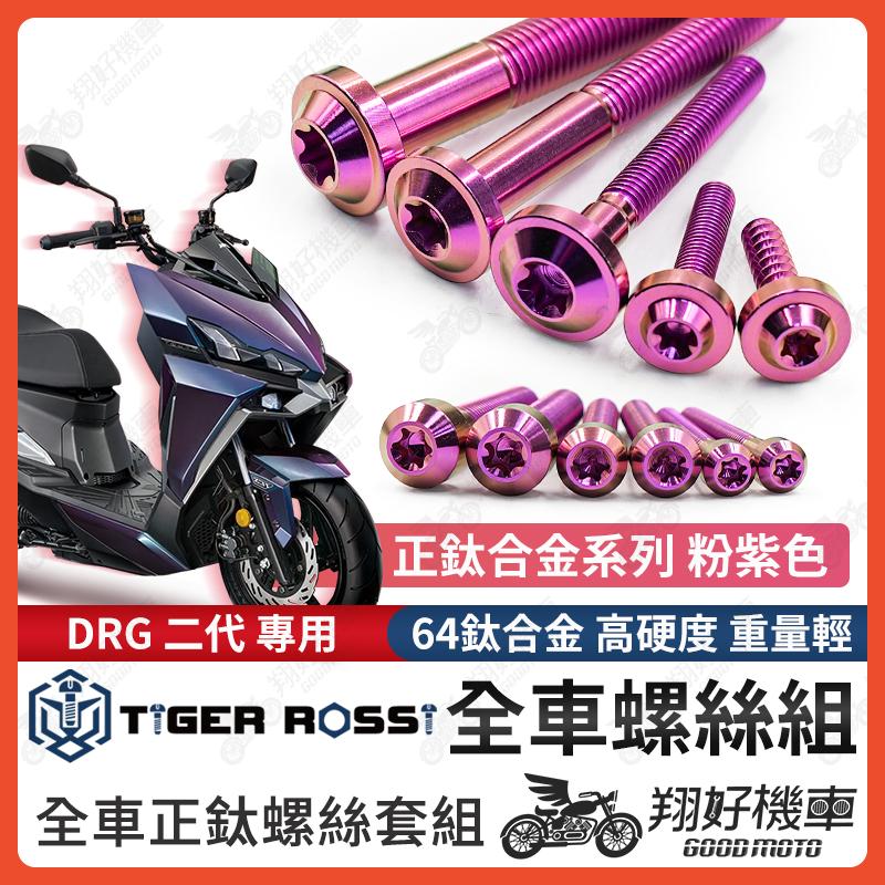 【翔好機車】DRG 二代 鈦螺絲 全車螺絲 粉紫色 後照鏡螺絲 鈦合金螺絲 鐵板牙 車殼螺絲 鐵板牙螺絲 卡座螺絲