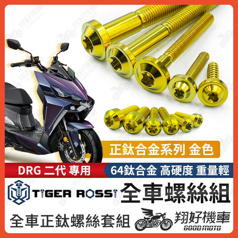 【翔好機車】DRG 二代 鈦螺絲 全車螺絲 金色 後照鏡螺絲 鈦合金螺絲 鐵板牙 車殼螺絲 鐵板牙螺絲 drg二代