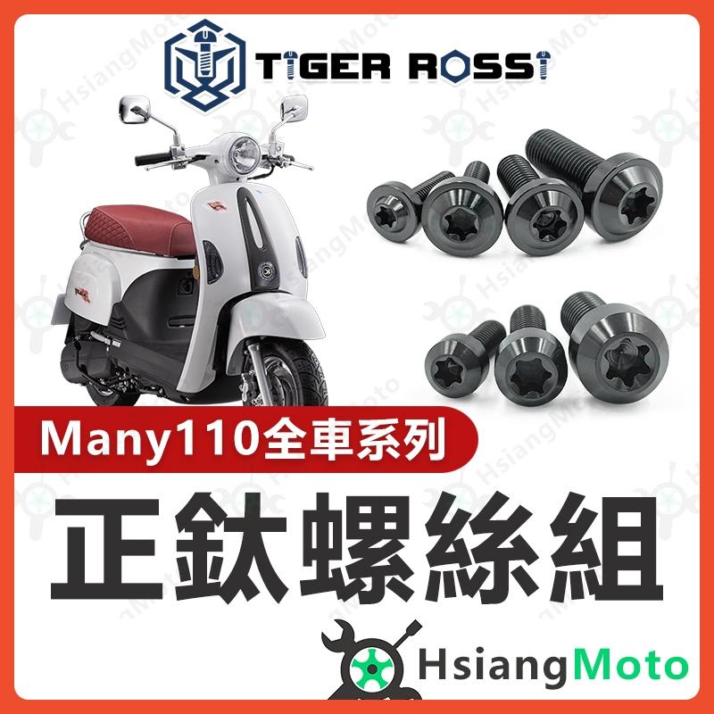 【翔好機車】Many 110 全車螺絲 黑色 Many 鈦螺絲 Many110 鈦合金螺絲 鐵板牙 車殼螺絲