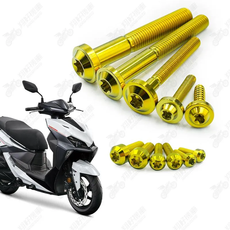 【翔好機車】26年 JETSL+ 鈦螺絲 JET SL 158 全車螺絲 金色 SL125 鈦合金螺絲 碟盤螺絲 鐵板牙