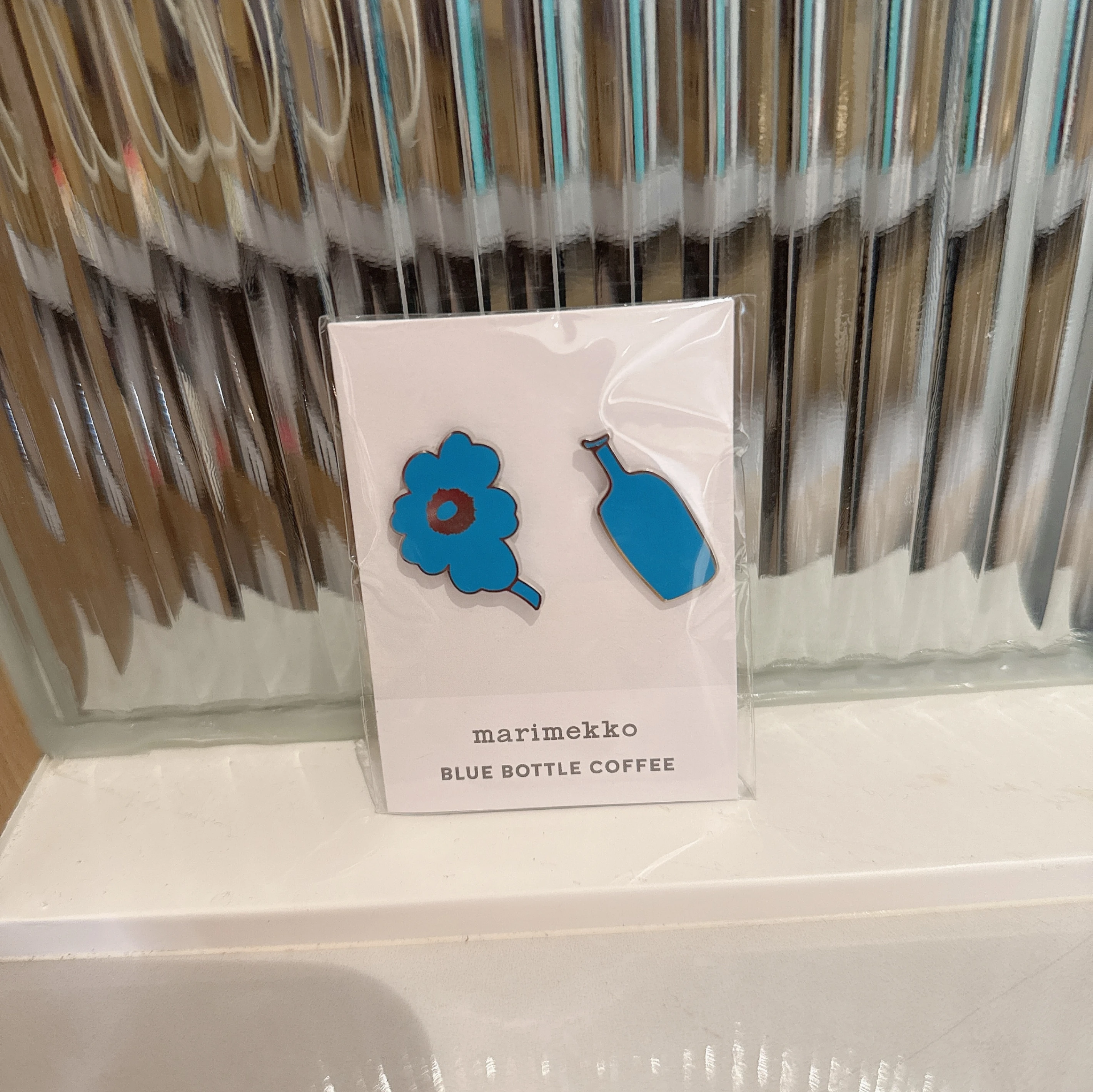 BLUE BOTTLE  x marimekko聯名款 胸針