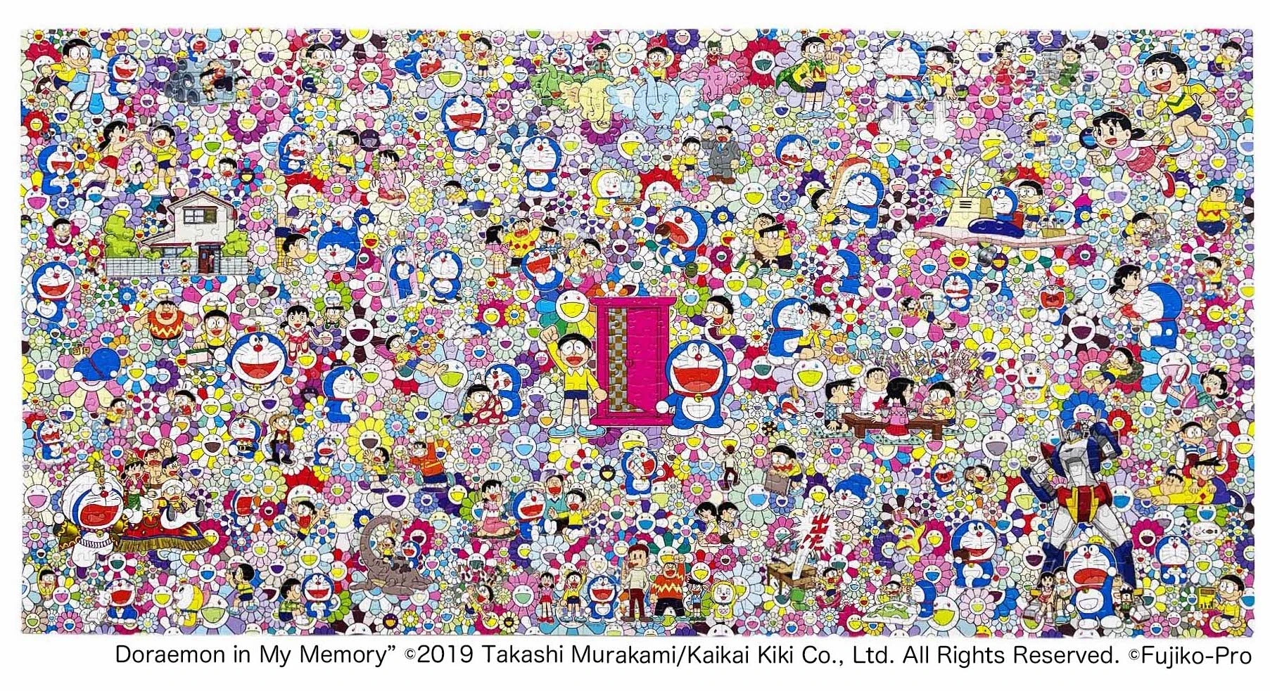 村上隆村上隆拼圖-多拉Ａ夢 DORAEMON TAKASHI MURAKAMI 1350Peaces