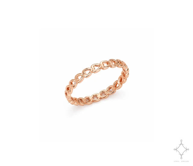 INFINITY LOVE ｜18K鏤空愛心戒指