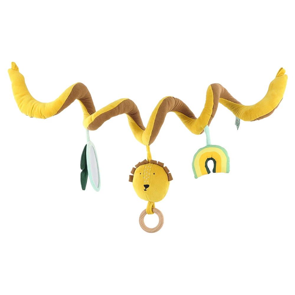 【比利時Trixie】動物造型捲捲安撫玩具-陽光獅子