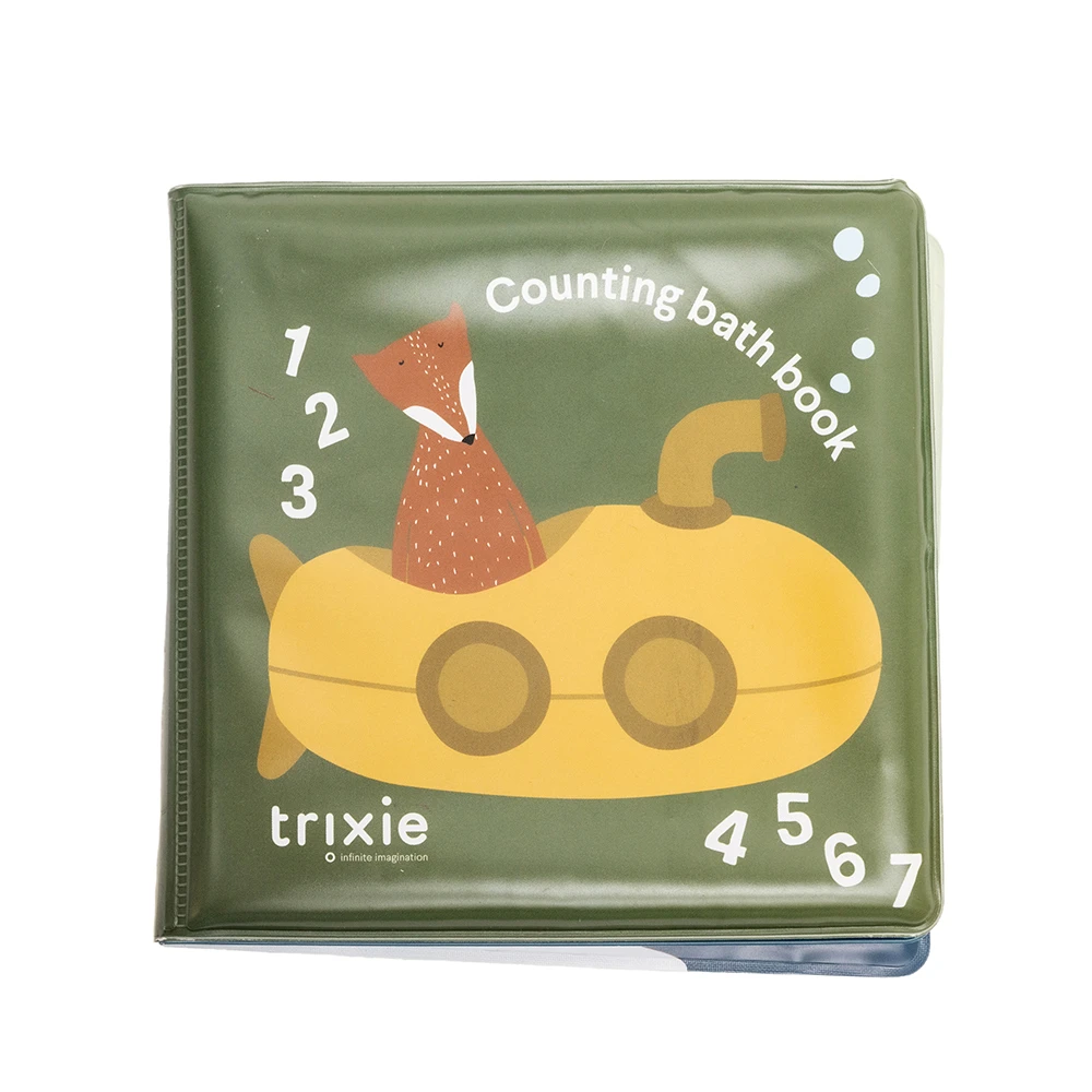 【比利時Trixie】數數洗澡書-狐狸好朋友