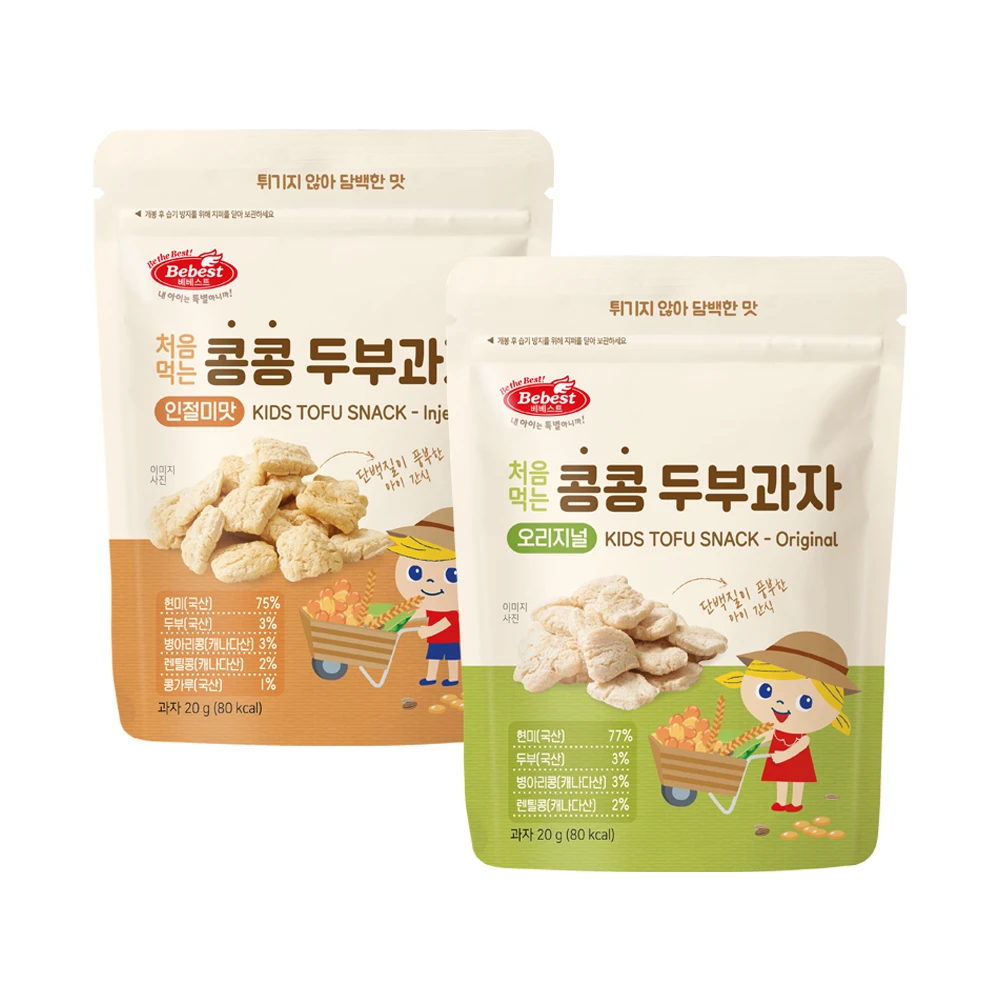 【韓國Bebest】糙米豆腐餅乾20g