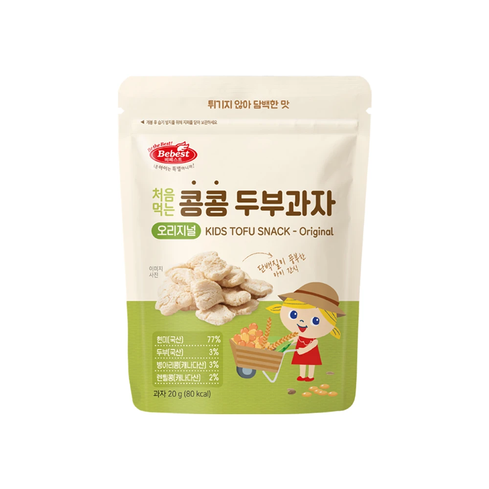 【韓國Bebest】糙米豆腐餅乾20g