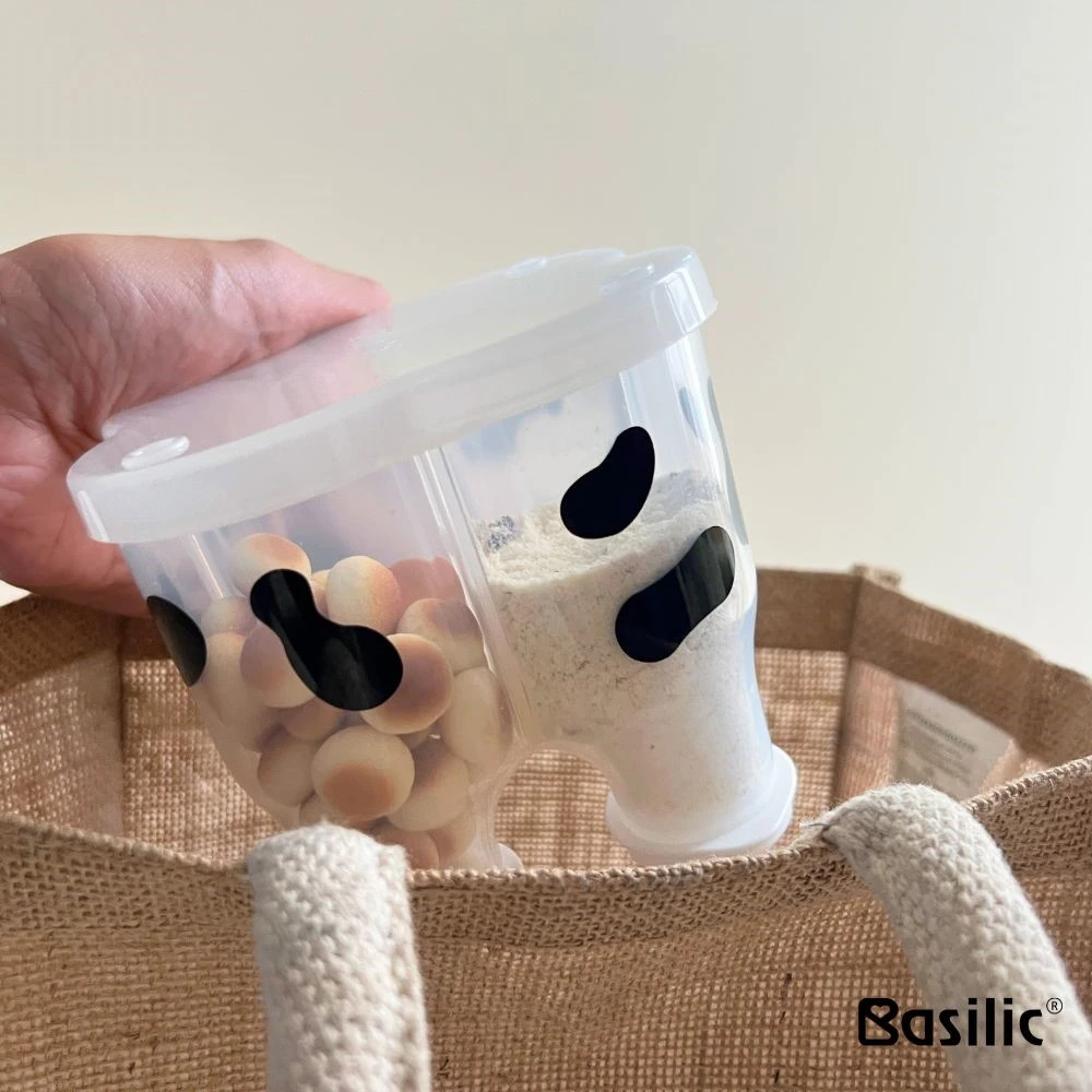 【Basilic】貝喜力克乳牛造型奶粉盒