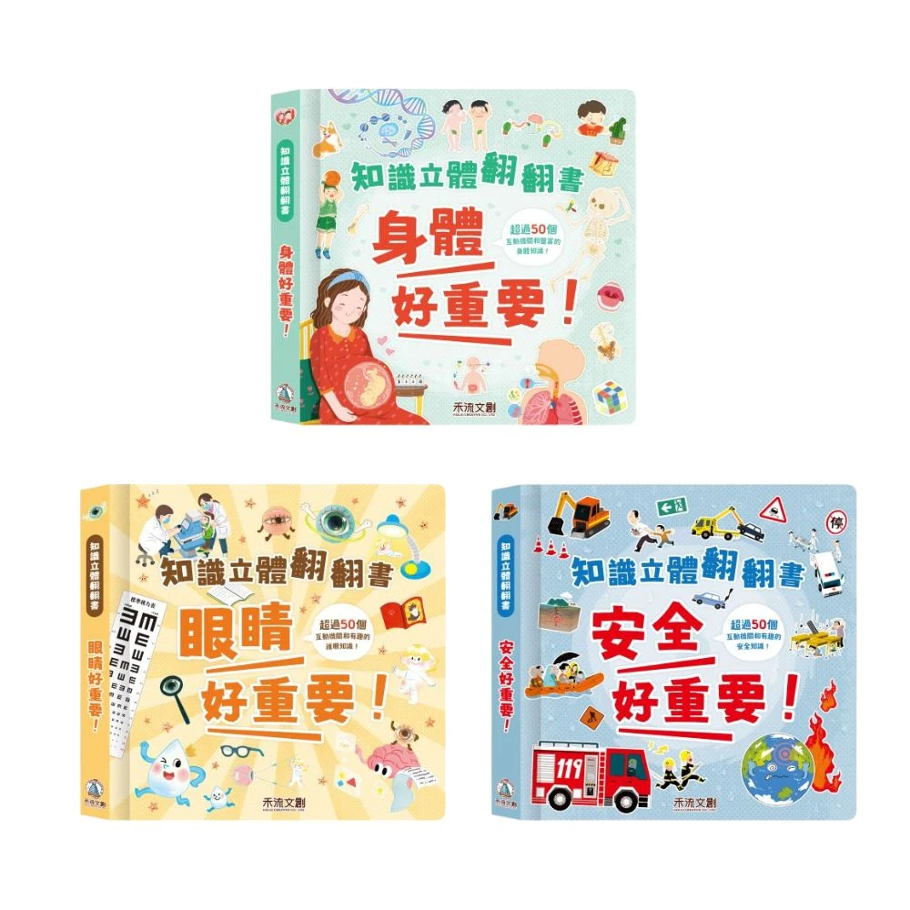 禾流文創-知識立體翻翻書