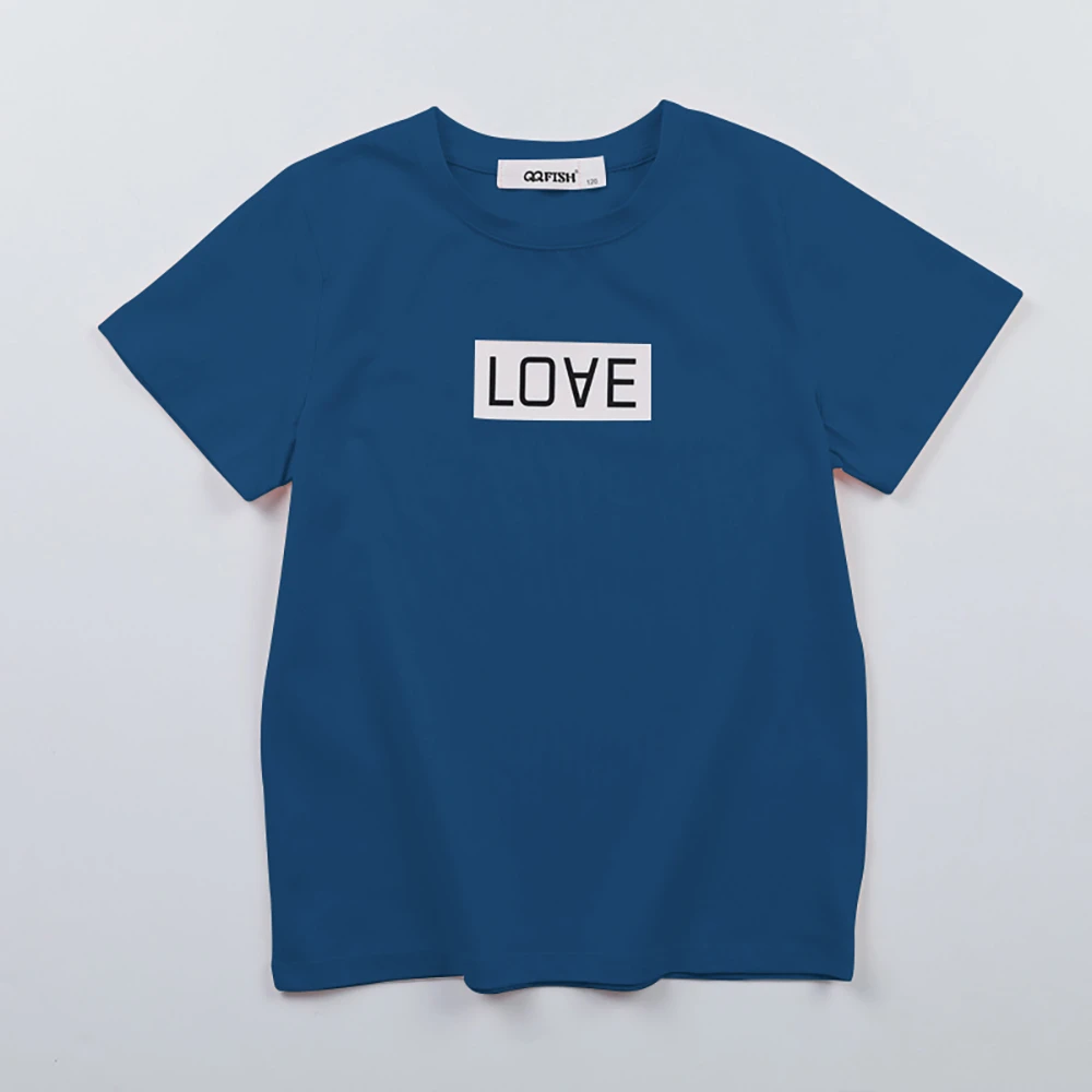 【現貨】FA 2015親子-拼色LOVET恤上衣