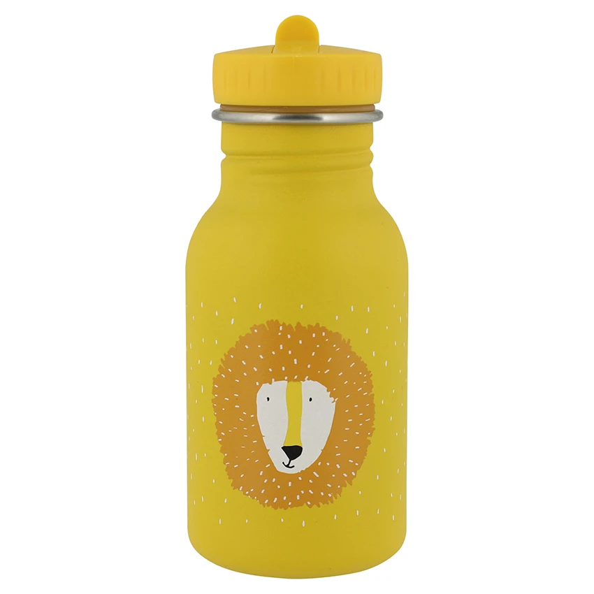 【比利時Trixie】動物愛喝水隨身瓶350ml-陽光獅子