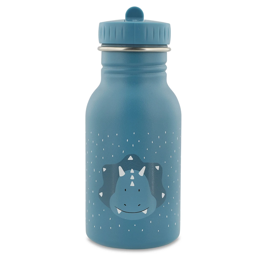 【比利時Trixie】動物愛喝水隨身瓶350ml-冒險三角龍