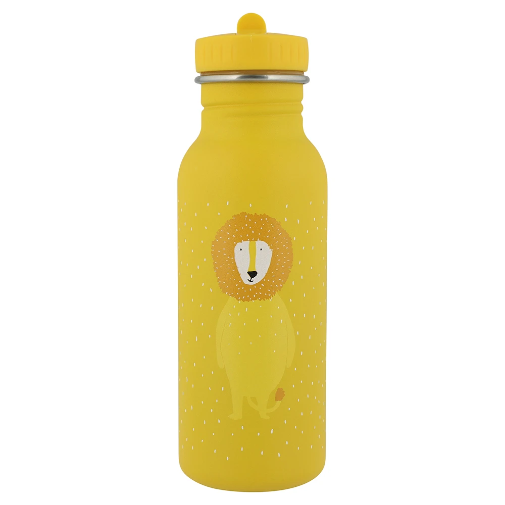 【比利時Trixie】動物愛喝水隨身瓶500ml-陽光獅子