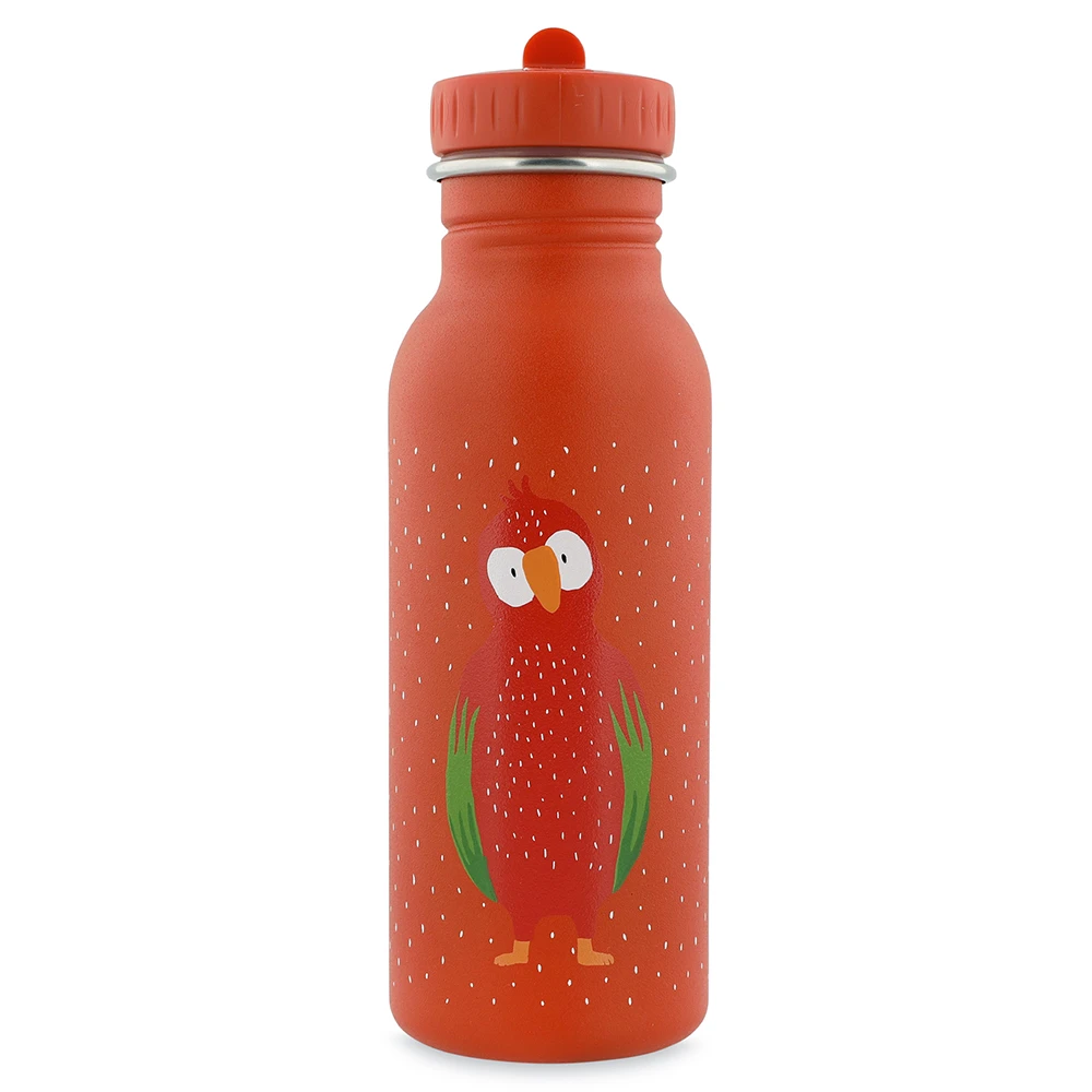 【比利時Trixie】動物愛喝水隨身瓶500ml-神氣鸚鵡