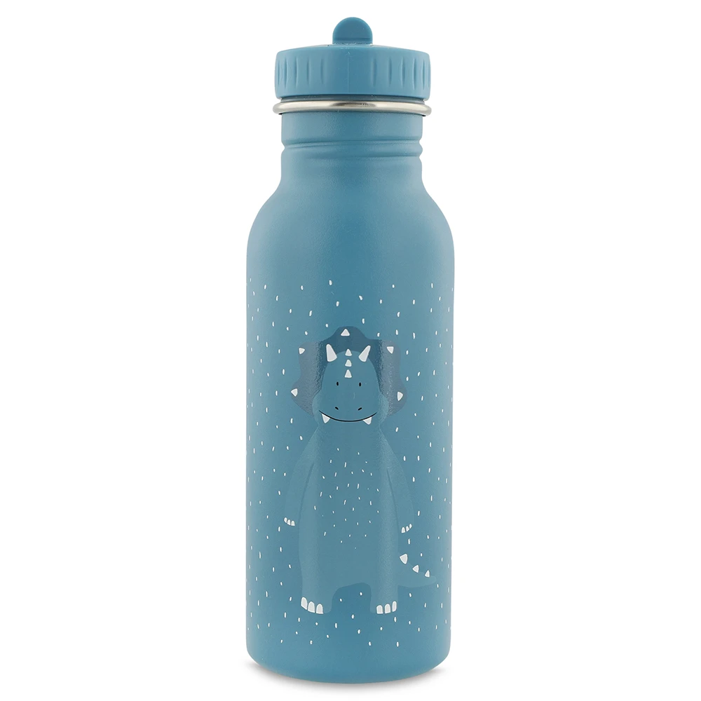 【比利時Trixie】動物愛喝水隨身瓶500ml-冒險三角龍