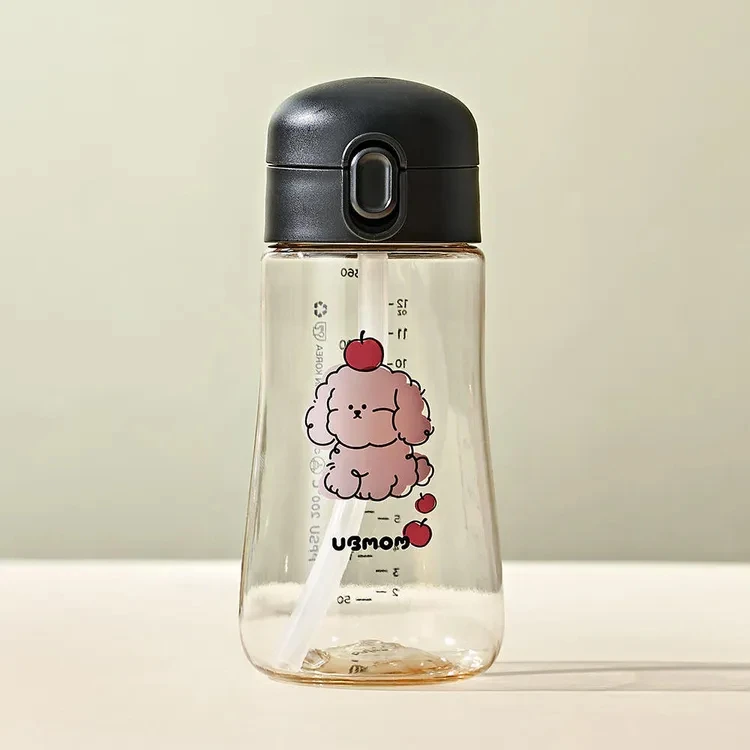 【韓國UBMOM】可可狗&畫家喵咪吸管杯360ml