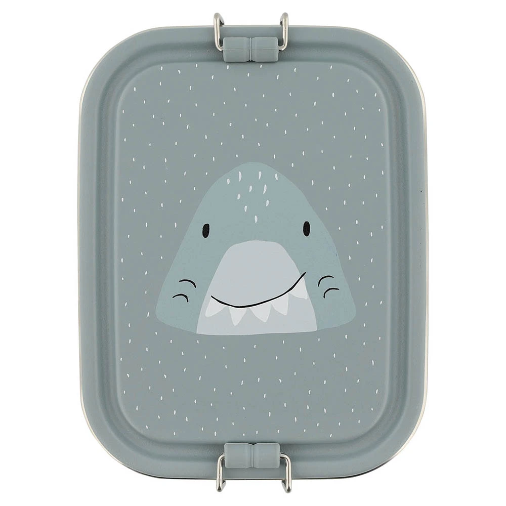 【比利時Trixie】動物造型不鏽鋼餐盒(S)-嘟嘟鯊魚