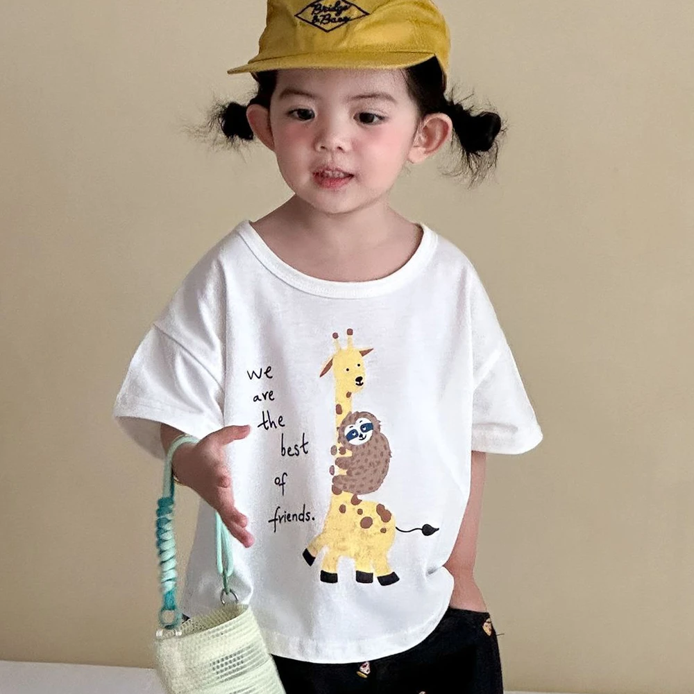 GK 2601小動物印花T恤