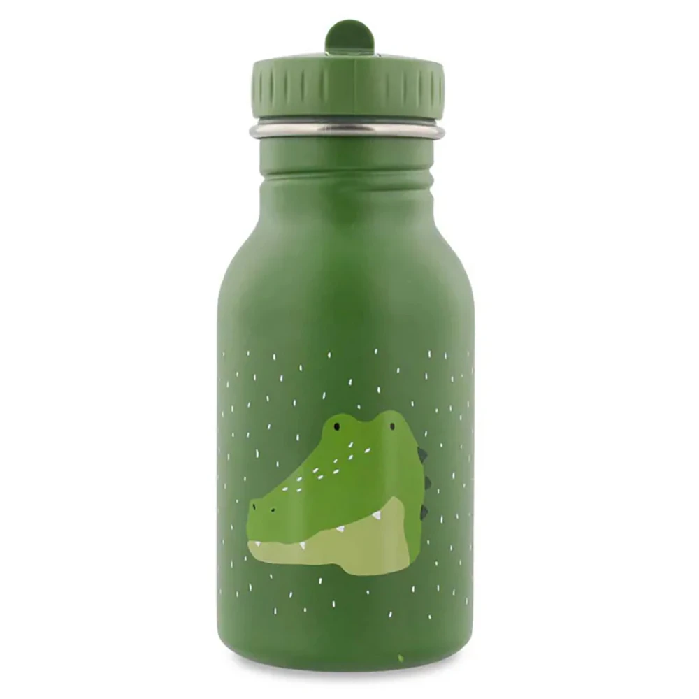 【比利時Trixie】動物愛喝水隨身瓶350ml-呆萌鱷魚