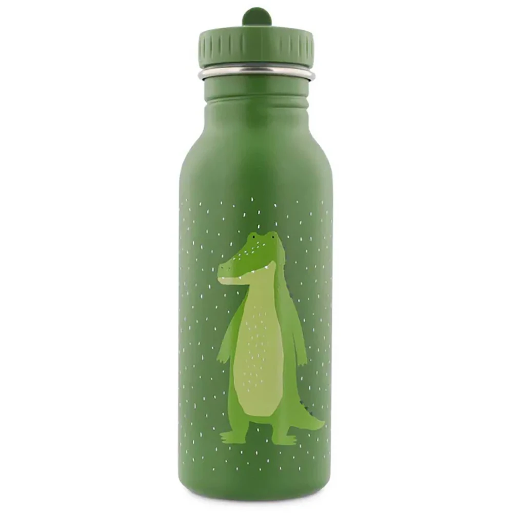 【比利時Trixie】動物愛喝水隨身瓶500ml-呆萌鱷魚