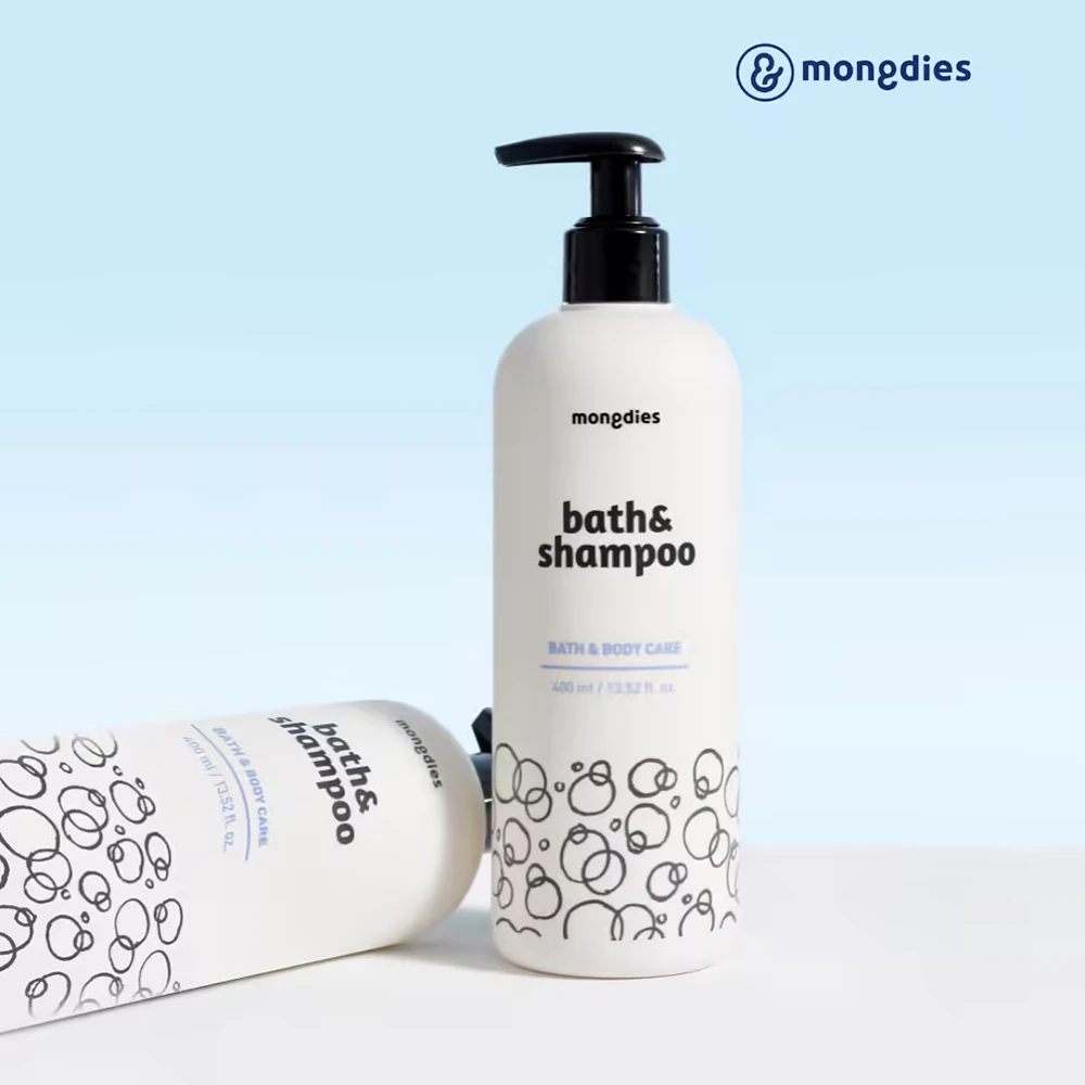【韓國mongdies】燕麥益生菌寶寶洗髮沐浴乳(400ml)