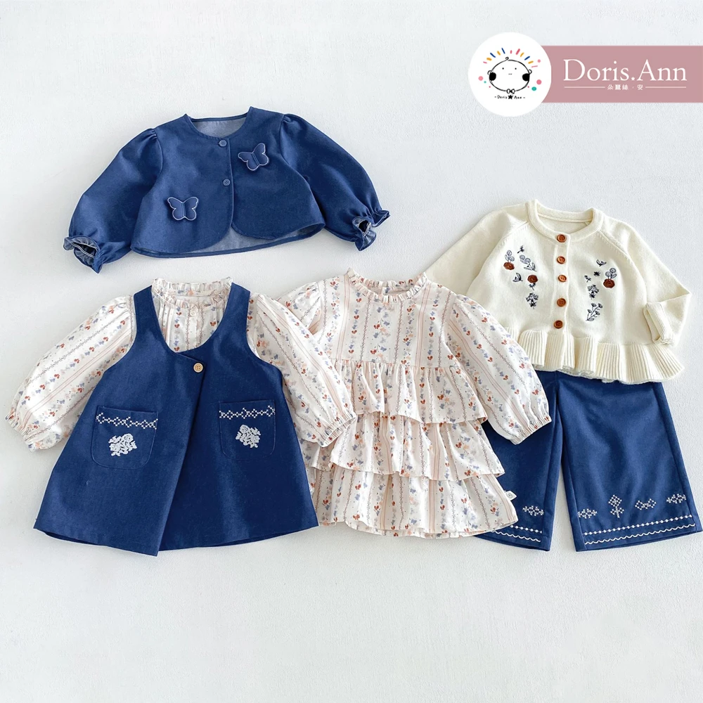 TZ 3381氣質小花牛仔藍系列