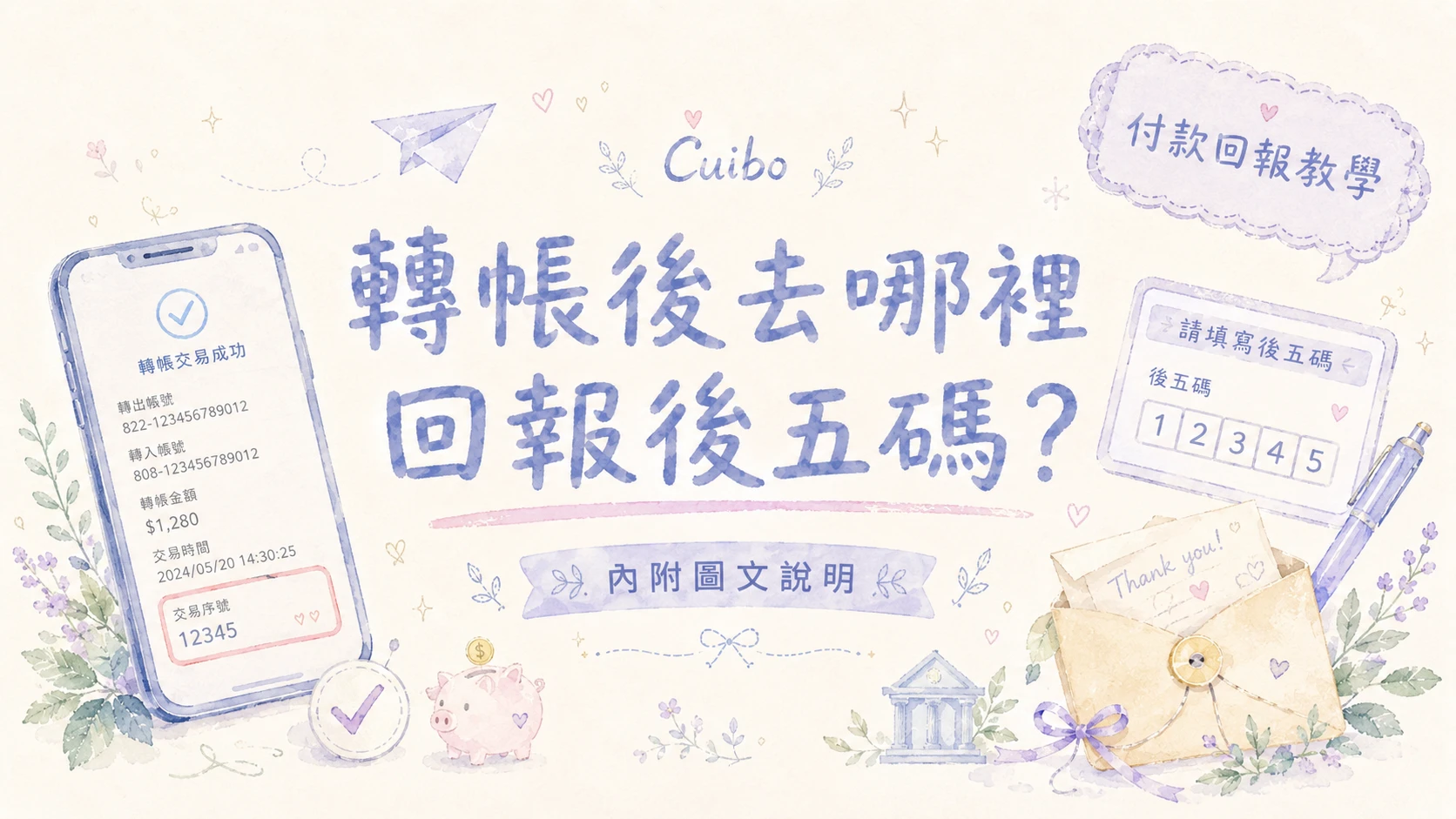 轉帳匯款後，該去哪裡回報帳號後五碼？（內附圖文說明）
