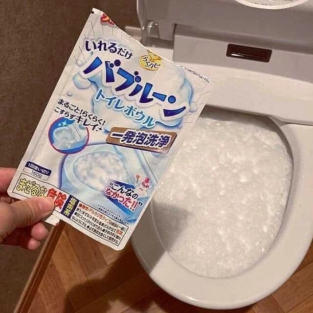 日本 Earth 超省力 馬桶發泡清潔粉180g