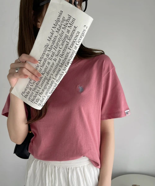 日本 U.S. POLO ASSN 別注款 經典刺繡短袖上衣