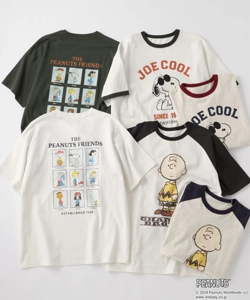 日本 別注款 SNOOPY 復古印花短袖 T-shirt