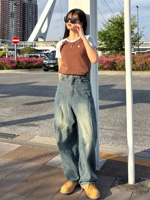 日本限定 U.S. POLO ASSN. 聯名女款小標刺繡T恤