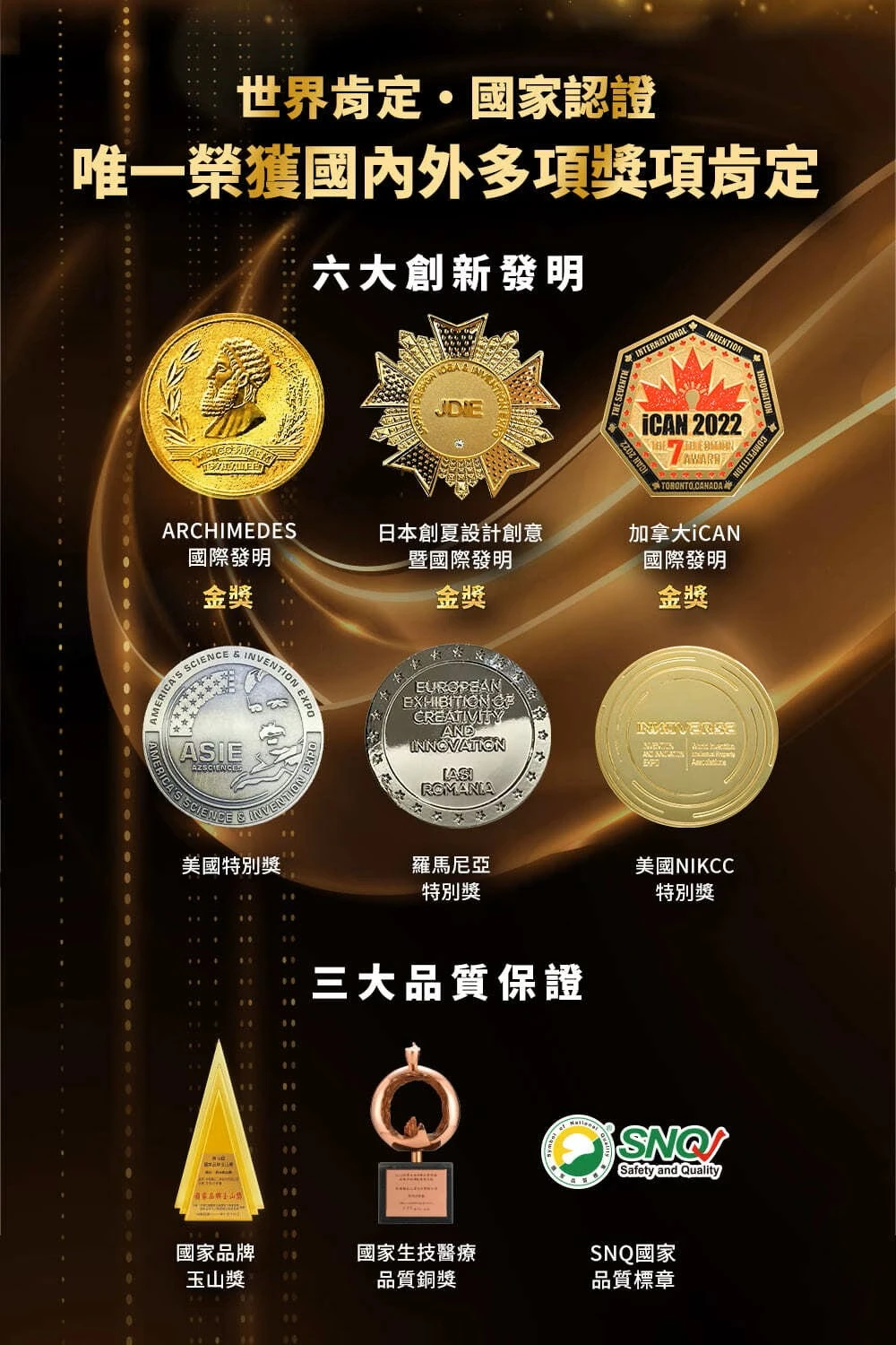 杏輝 蓉憶記&reg;膠囊 (30粒/盒) 得獎說明