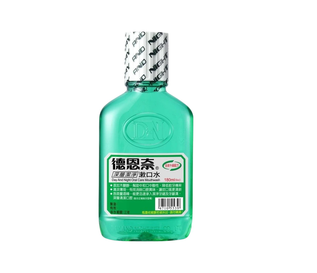 【德恩奈】深層潔淨漱口水 清涼薄荷 (180ml/瓶)