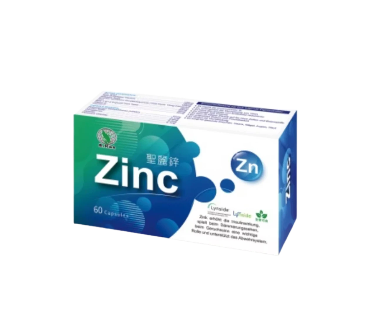 【複方鋅】聖麗鋅 膠囊 Zinc (60粒/盒/全素)