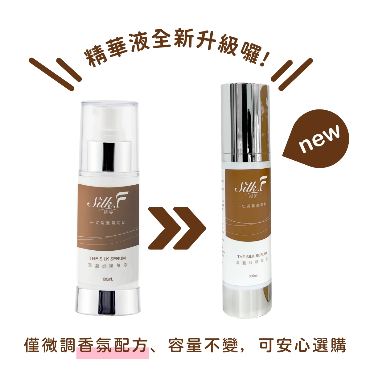 絲芙真蠶絲煥顏修護精華液100ml【3入優惠】+贈旅行組
