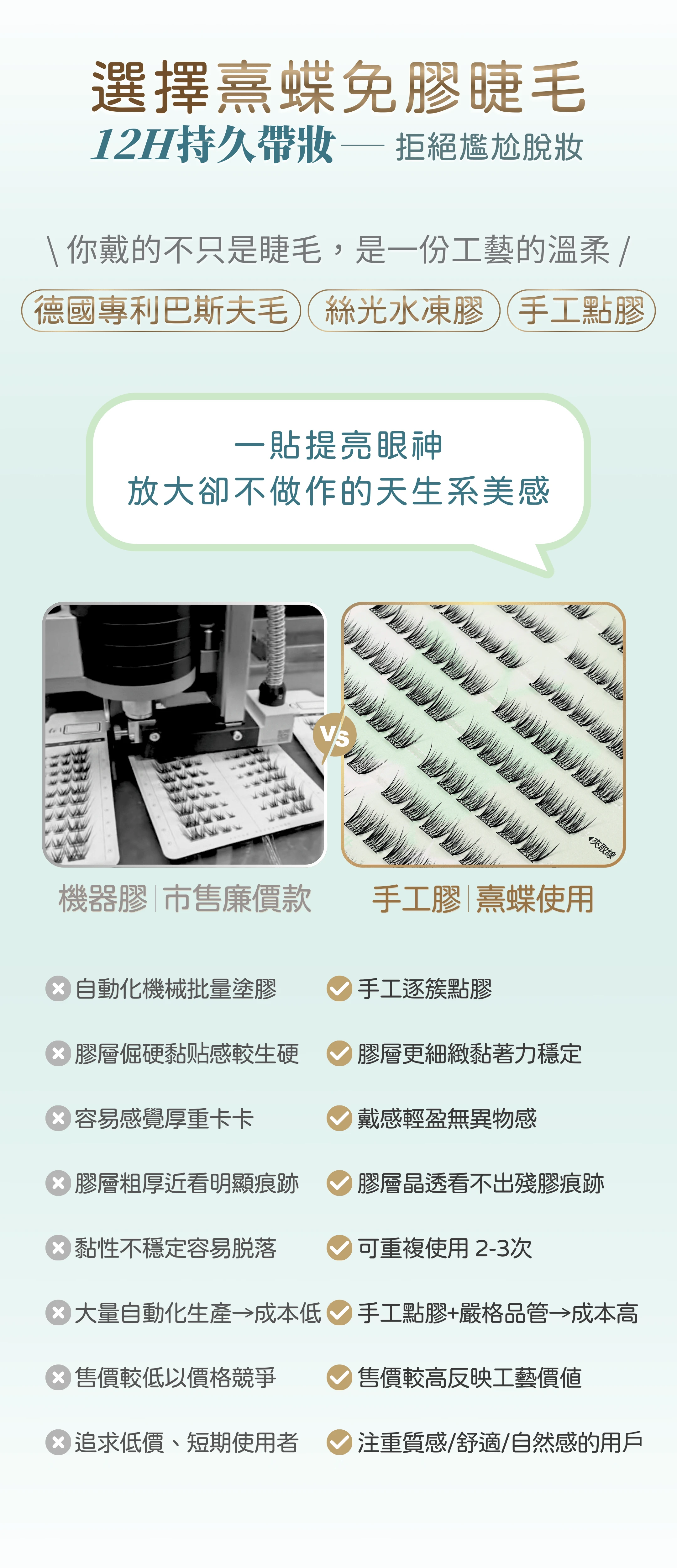 LUMIFLY熹蝶免膠假睫毛【原生美感】裸感珍珠Plus免膠秒貼睫毛 120簇,選擇熹蝶免膠睫毛,12H持久帶妝-拒絕尷尬脫妝,你戴的不只是睫毛,是一份工藝的溫柔, [德國專利巴斯夫毛/絲光水凍膠/手工點膠]