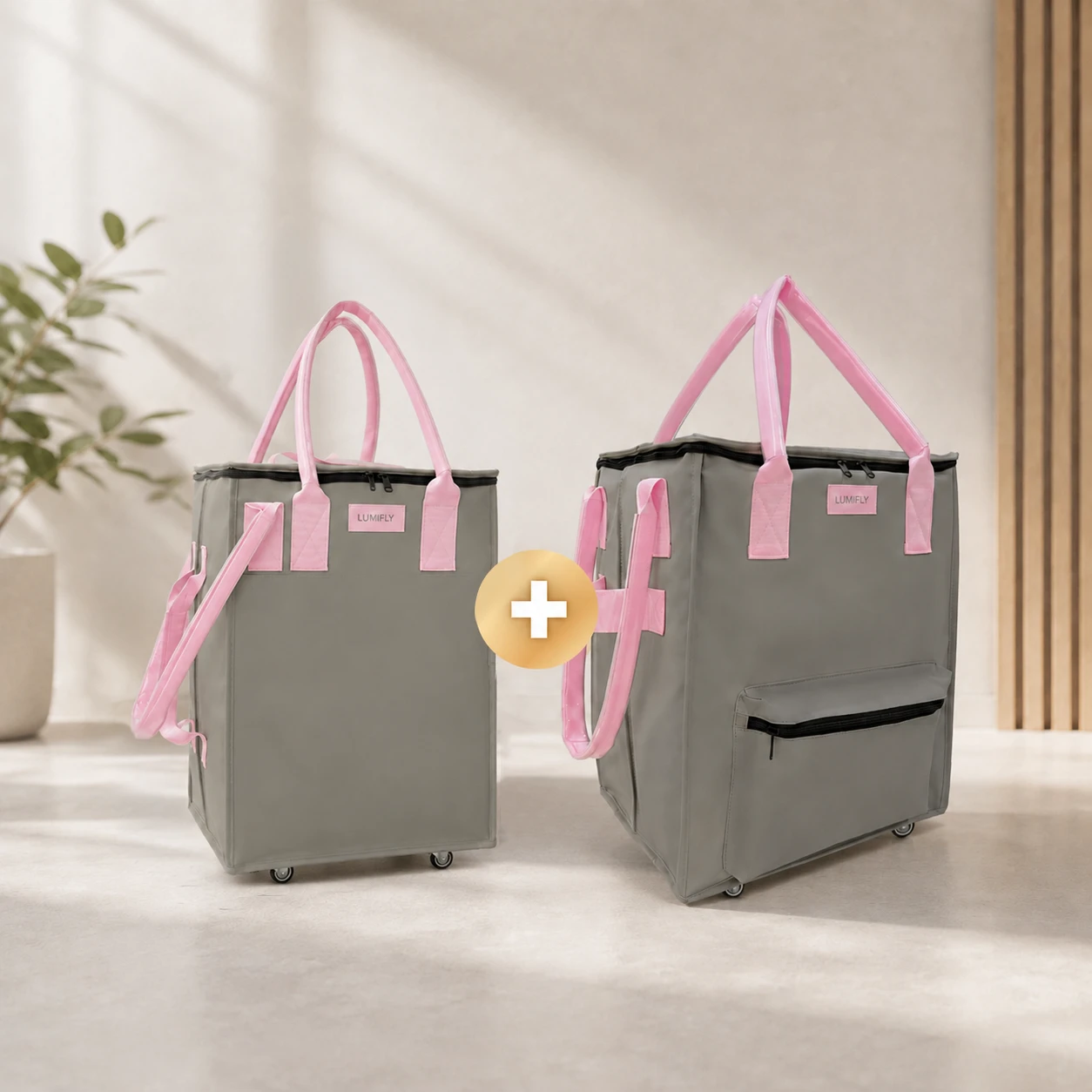 【LUMIFLY 輕行袋】Ｓ＋Ｍ 雙入組
