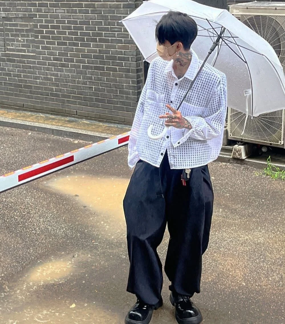網格透紗短板襯(三色)