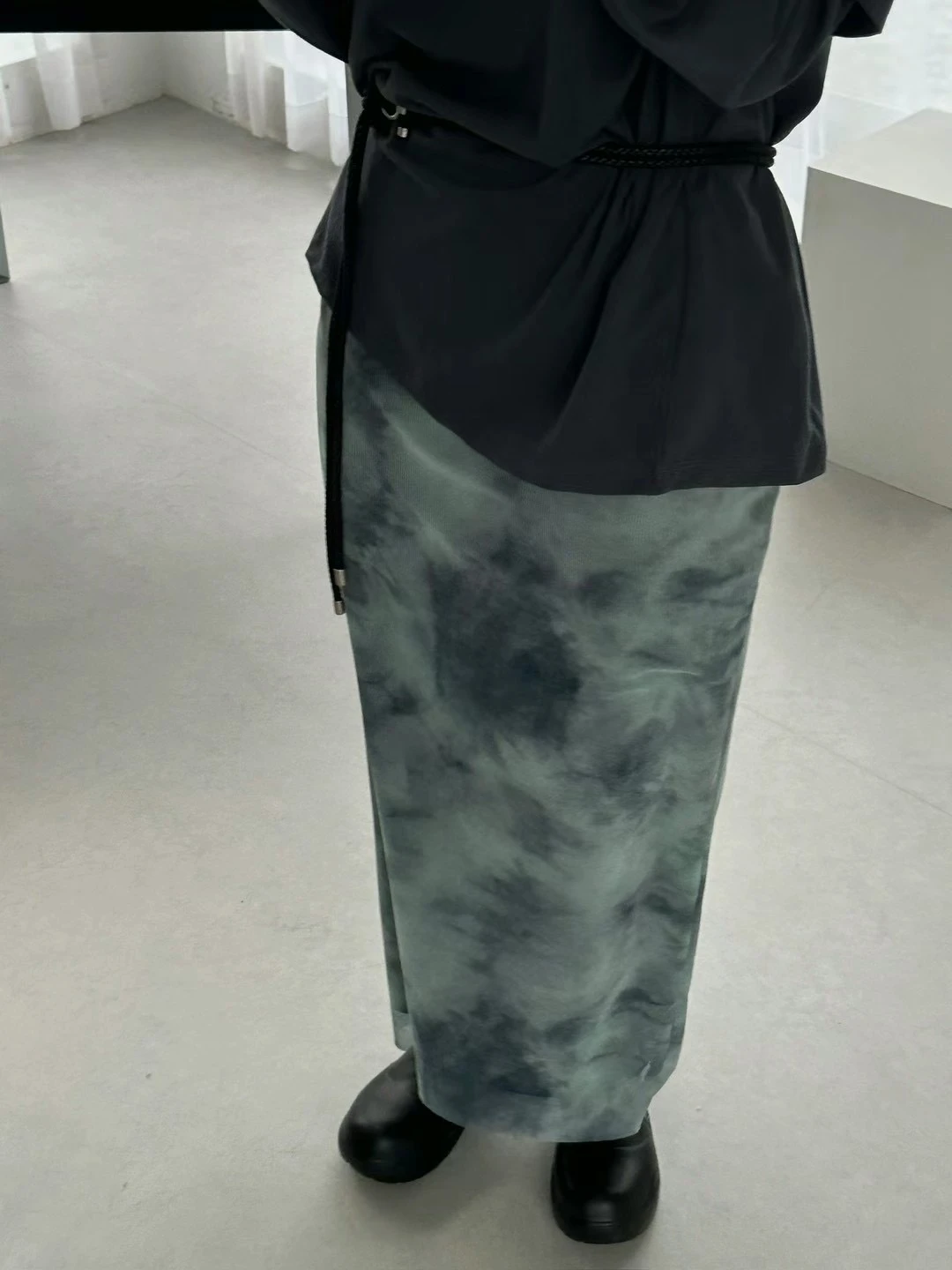 韓國暈染紗裙