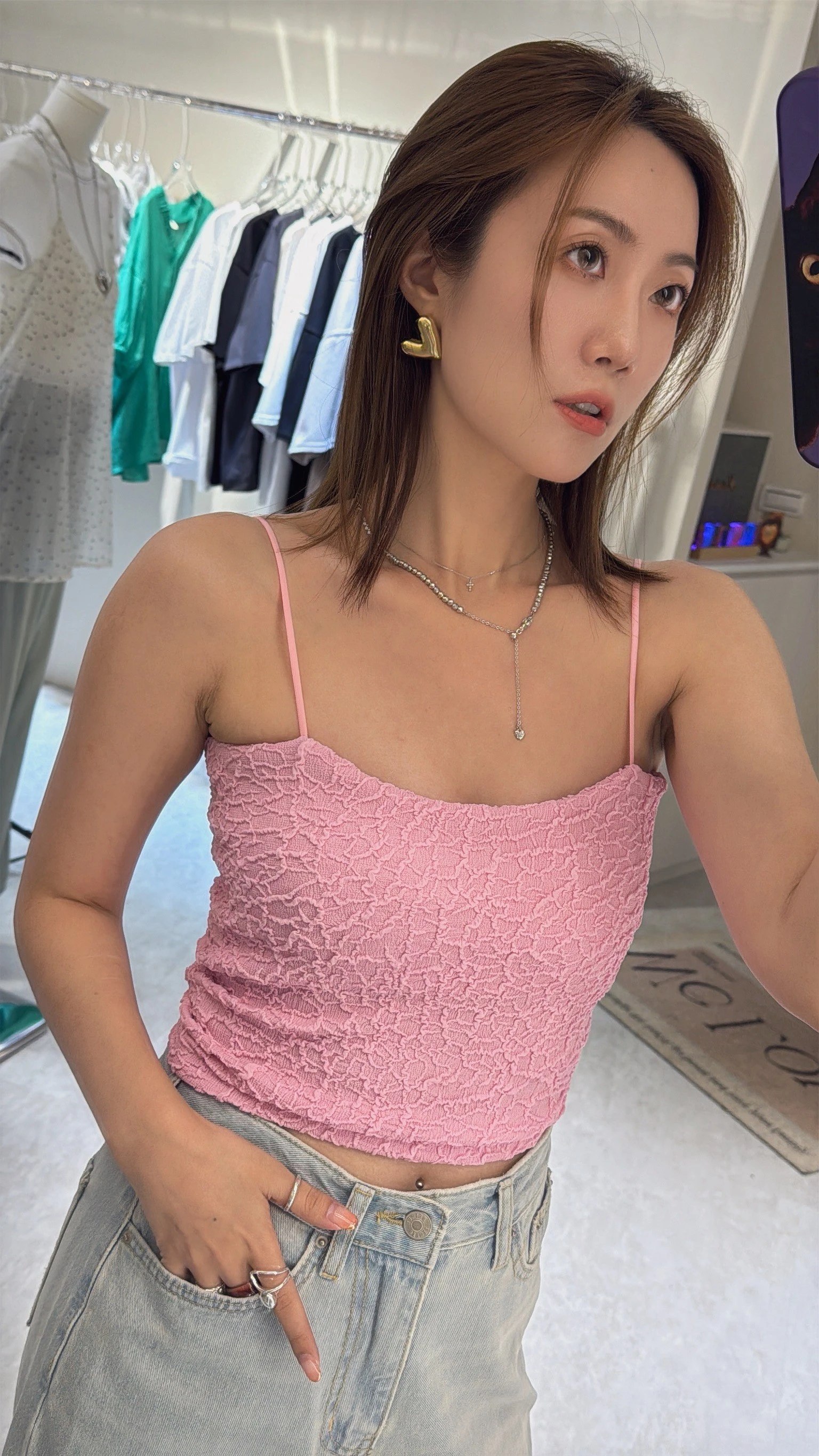 韓國皺皺彈性罩杯小可愛