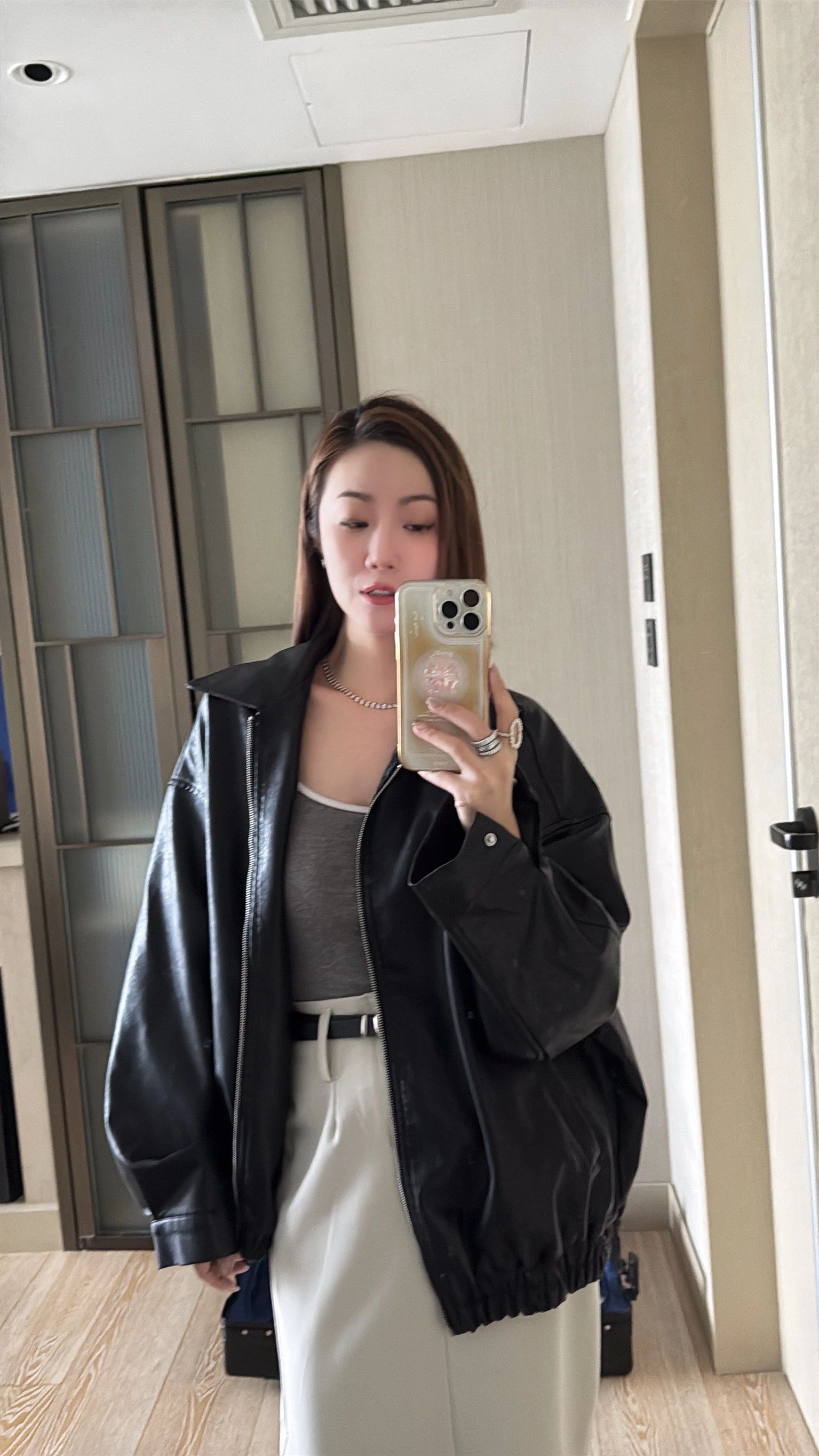帥氣皮外套